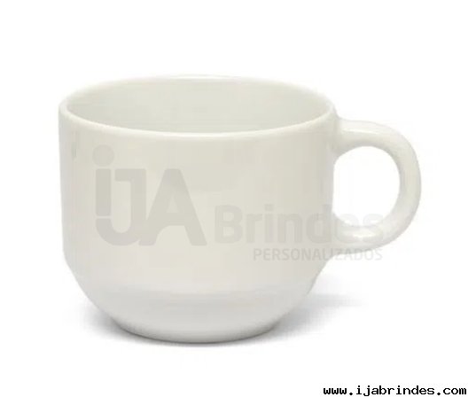 Xcara de Porcelana Branca 180ML