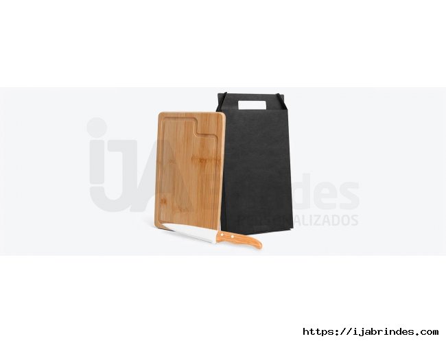 Conj. Para Churrasco Em Bambu/Inox Dallas - 2 Ps