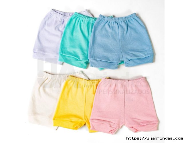Shorts Beb 100% Algodo