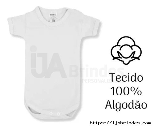 Body Branco 100% Algodo