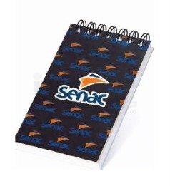 Bloco de Anota��o Com Wire-o Preto