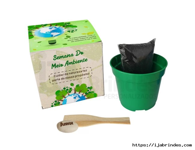 ECO CUBO COM SEMENTE