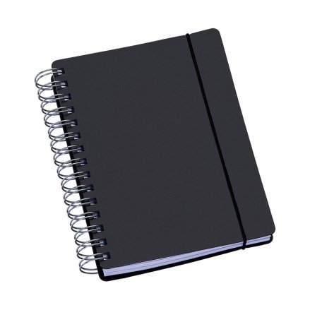 Agenda Compacta Wire-o Lisa Preta