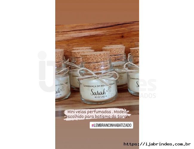 Vela aromatizada