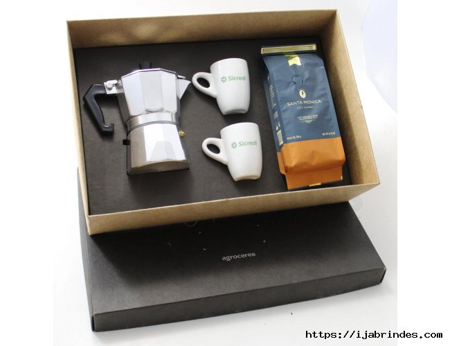 Kit Caf com Cafeteira Italiana