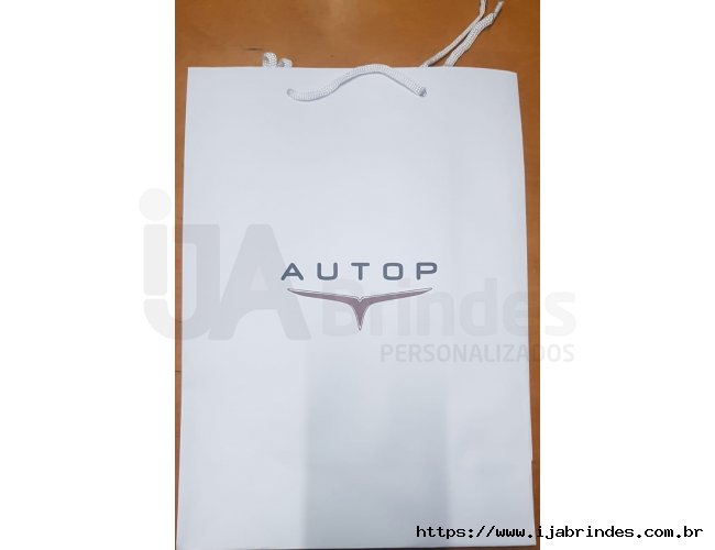 Sacola papel offset 180grs