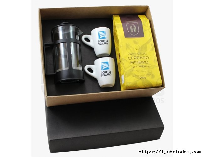 Kit Caf Cafeteira Francesa