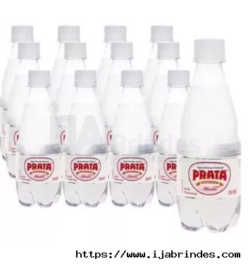 Agua Mineral Prata Com Gas Pet 370ml