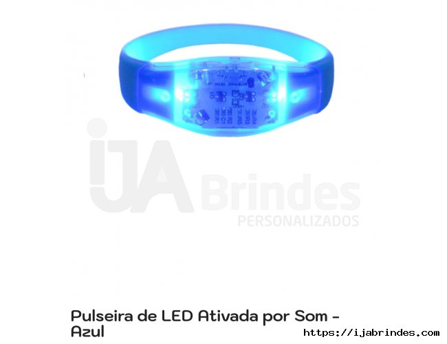 Pulseira de LED ativada por som