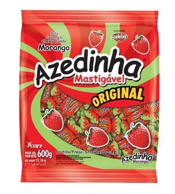 Saco de balas azedinha 600g