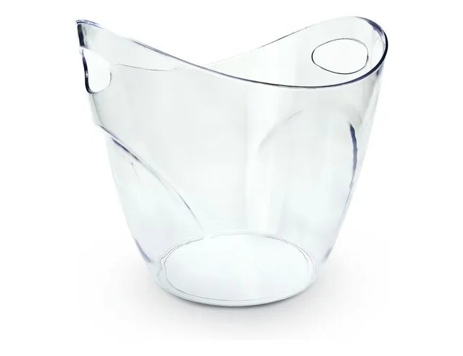 Balde De Gelo Acrlico Cristal 7,5 Litros Champanheira