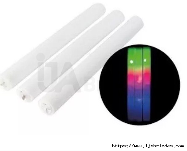 Basto de Led em espuma - 3 Funes