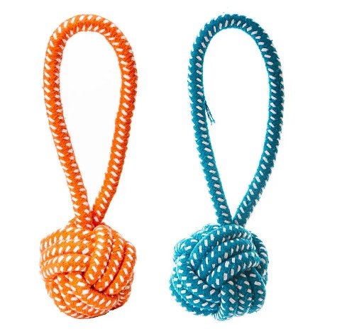 Brinquedo Chalesco Rope Ball Plus para Ces - Cores Sortidas