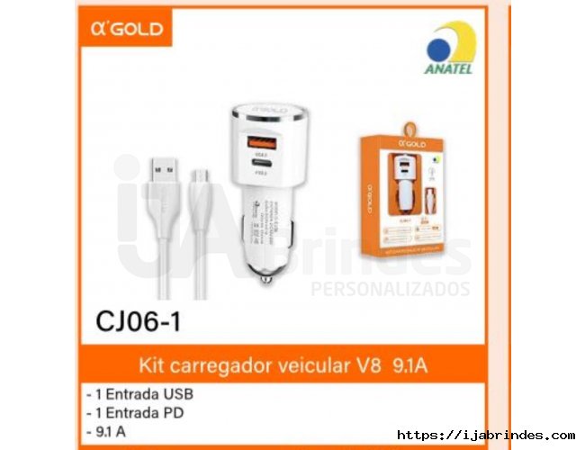 Kit carregador veicular