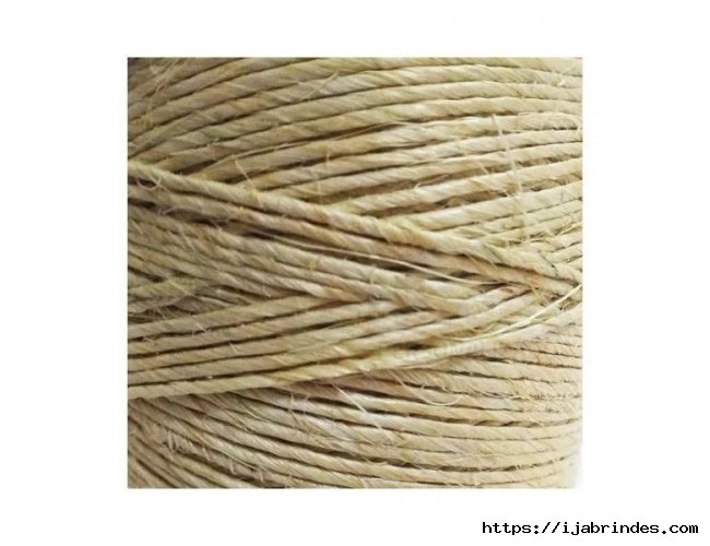 Fio Barbante De Sisal Natural Rolo 700 Metros Artesanato Fio de Sisal