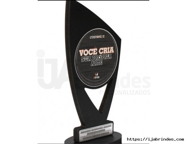 Trofu em acrlico