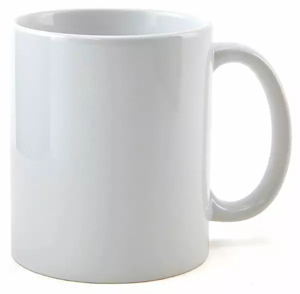 CANECA BRANCA CERMICA