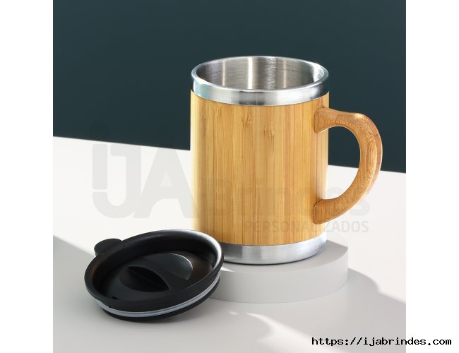 Caneca de Bambu 300ml