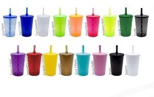 Copo Twister 500ml C/ Tampa e Canudo