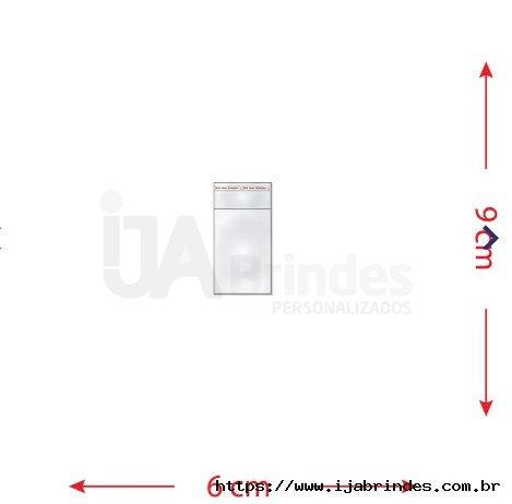 Saquinhos 6 X 9 Cm Autocolante Transparente