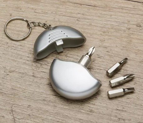 Chaveiro Kit Ferramenta 4 Peas