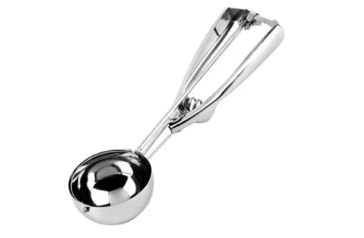 Colher de Sorvete Inox Com Mecanismo Ejetor de Retirada