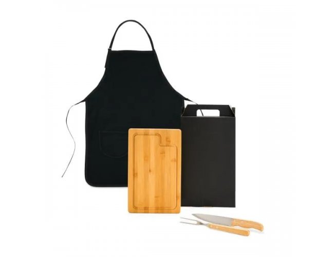 Conj. Para Churrasco Com Avental - 4 P�s