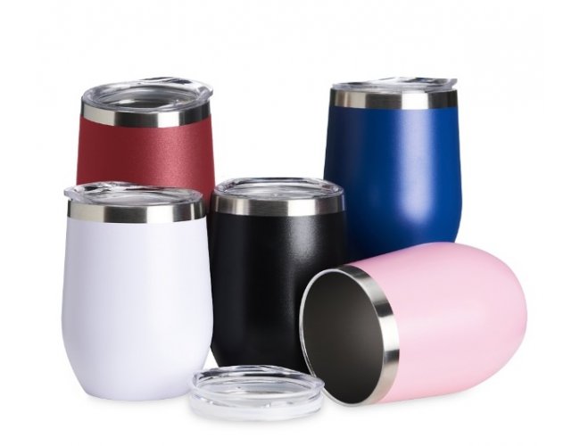 Copo Inox Parede Dupla 320ml