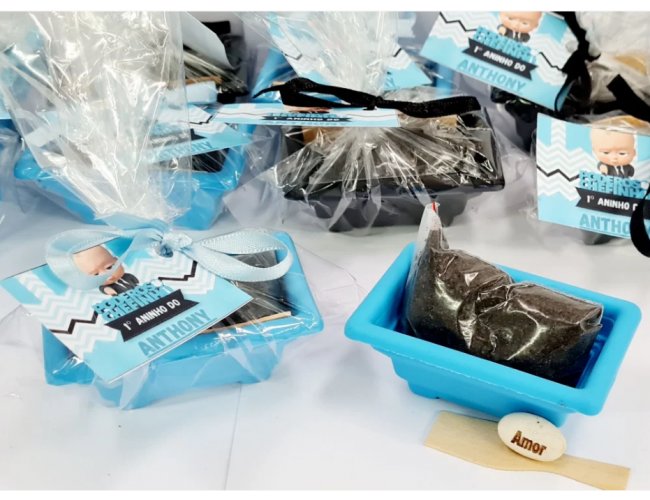 Lembrancinha com Mini Jardineira e Semente Personalizada - Tema Poderoso Chefinho