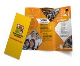 FOLDERS E MALA DIRETA COUCH 115G 2 DOBRAS - 4X4