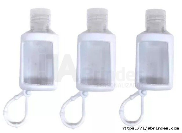 Porta Alcool Gel Frasco Portatil