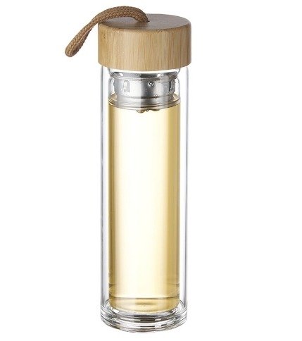 Garrafa Vidro Duplo 360ml