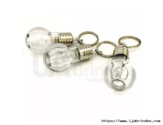 Chaveiro miniatura de lmpada de led