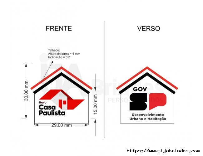 Chaveiros  Esmaltados Casa