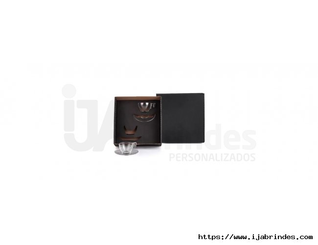 Jogo De Xcaras Com Pires - 90 Ml - 4 Ps