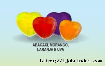 Balas personalizadas Corao