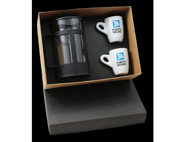 Kit Caf Cafeteira Francesa