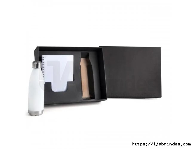 Kit Garrafa E Caderno - 2 Ps