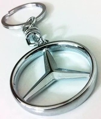 Chaveiro Mercedes Benz Metal Giratrio