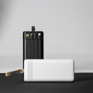 Power Bank 20.000mAh com Lanterna e Multissadas