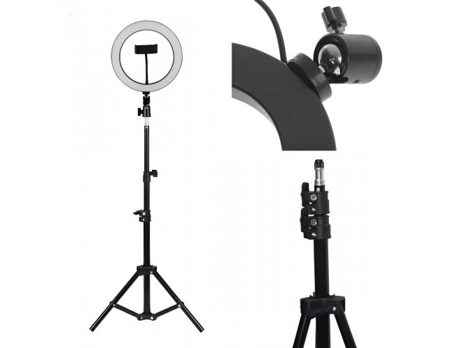 Iluminador Ring Ligth Anel Luz 26cm Trip� 1.60 Led Fotos Mak