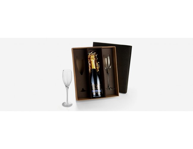 Kit Champagne com espao para garrafa