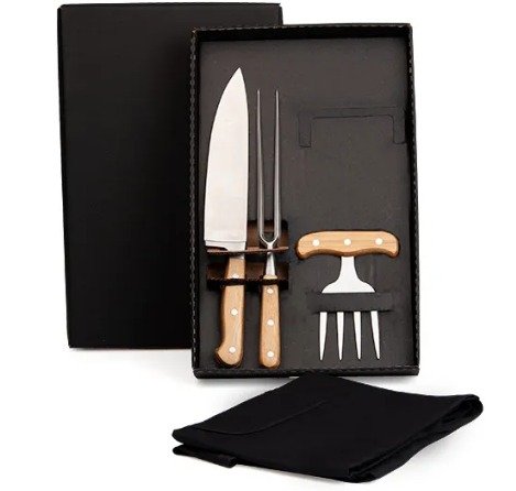 Kit Para Churrasco Com Avental