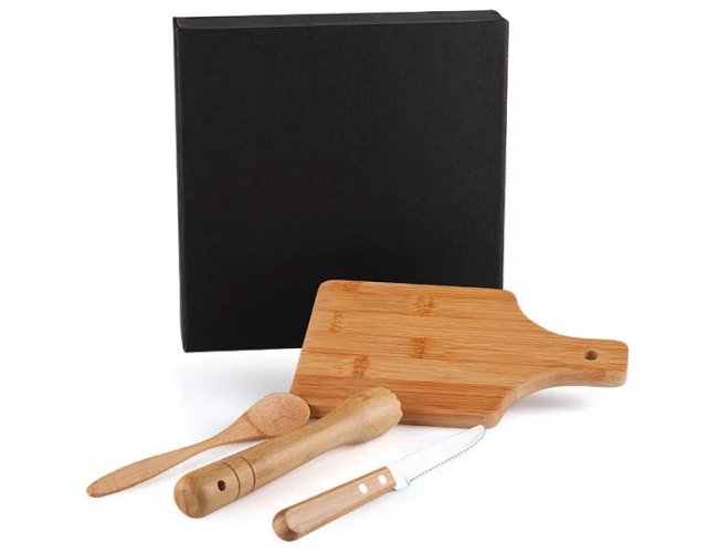 Kit Para Caipirinha Em Bambu Ibiza - 4 Ps