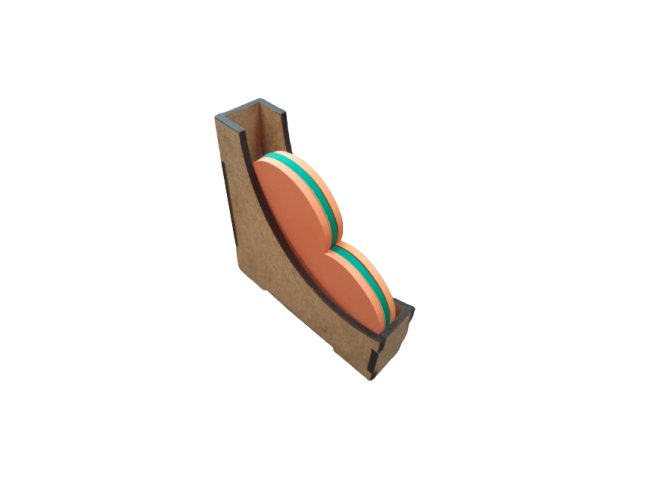 Base de suporte para Porta Copo