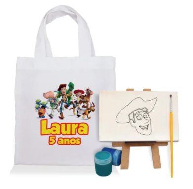 Kit Pintura com Sacolinha Personalizada