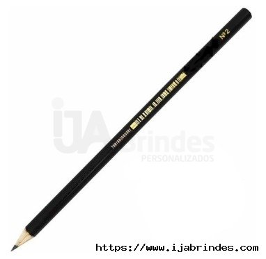 Lapis de Escrever Preto Hb N2 Escolar