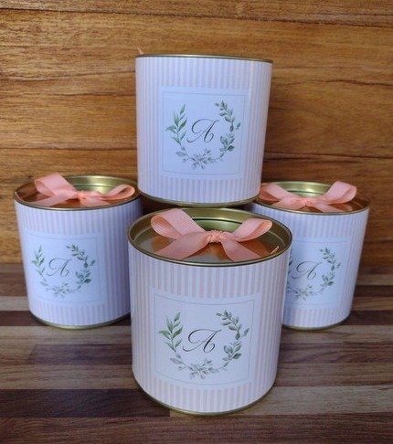 Tubo latas luxo 8x8 cm