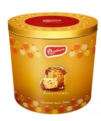Chocottone Bauducco Gotas De Chocolate Lata 750g