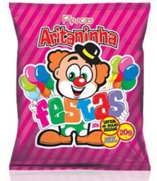 Pipoca Doce Aritana 20 gramas